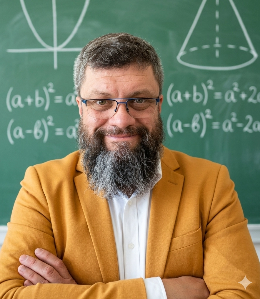 Prowadzący kreatywne warsztaty matematyczne Warszawa. Doświadczony menedżer i pedagog z pasją do królowej nauk.